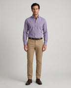 Camisa Sport Guy Laroche CS00681G - Morado - Modelo cuerpo completo