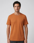 T-Shirt Perry Ellis TS00012 - Naranja - Modelo plano americano lookbook