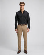 Camisa Sport Spread Collar Perry Ellis CS00699B - Negro - Modelo cuerpo completo