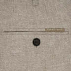 Pantalon Lino Classic Fit Perry Ellis PS00153 - Habano Oscuro - Detalle bolsillo