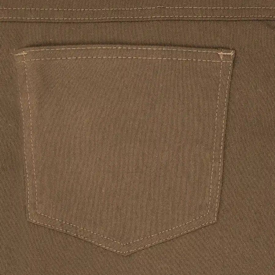 Pantalón 5 Pocket Classic Fit Perry Ellis PS00148 - Habano Medio - Detalle bolsillo