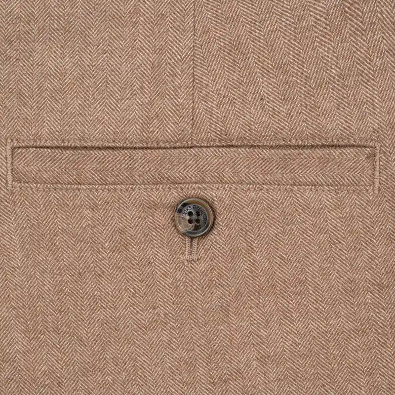 Pantalón Sport Brooks Brothers PS00164 - Habano - Detalle bolsillo