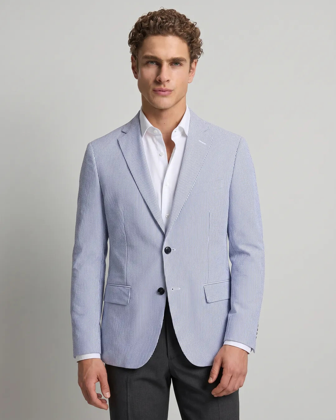 Saco Classic Fit SeerSucker Guy Laroche SA00472 Imagen secundaria del producto