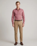 Camisa Sport Classic Fit Perry Ellis CS00850 - Rojo - Modelo cuerpo completo