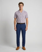 Camisa Sport Manga Corta Perry Ellis CS00882C - Rojo - Modelo cuerpo completo