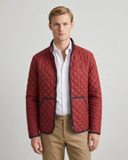 Chaqueta Acolchada (Diamond Liner) Brooks Brothers CH00133 - Rojo - Modelo plano americano lookbook