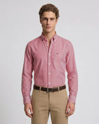 Camisa Sport Guy Laroche CS00815 - Rojo - Modelo plano americano lookbook