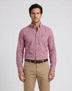 Camisa Sport Guy Laroche CS00681G - Rojo - Modelo plano americano lookbook