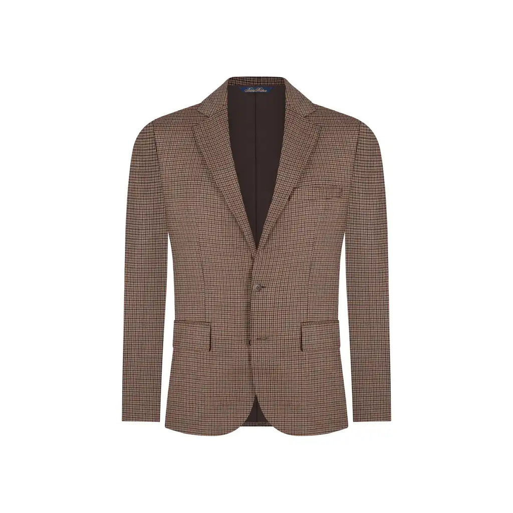Saco Classic Fit 100% Lana Brooks Brothers SA00514 - Habano Medio - Frente ghost mannequin