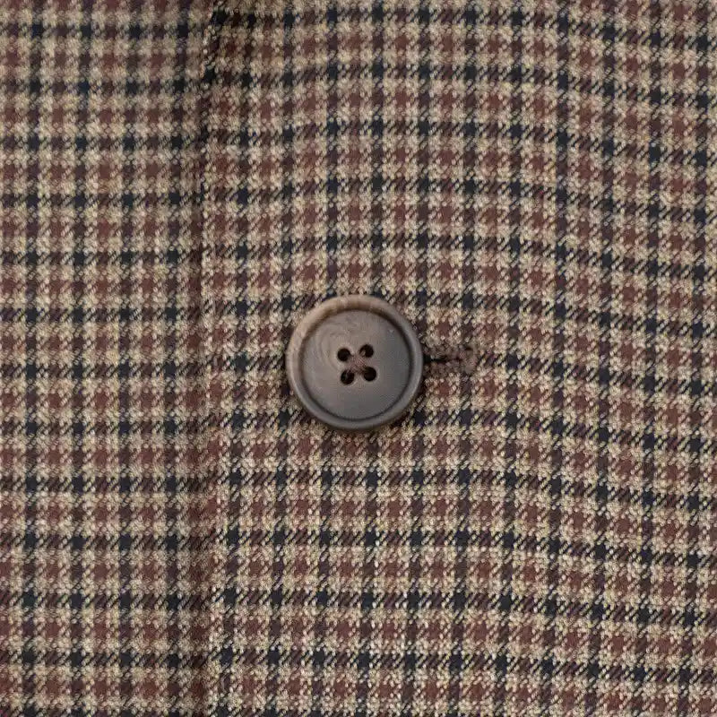 Saco Classic Fit 100% Lana Brooks Brothers SA00514 - Habano Medio - Detalle textura
