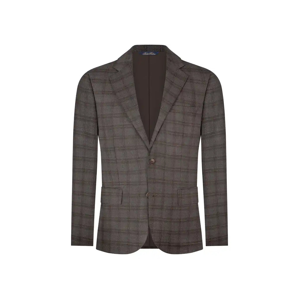 Saco Classic Fit 100% Lana Brooks Brothers SA00515 - Frente ghost mannequin