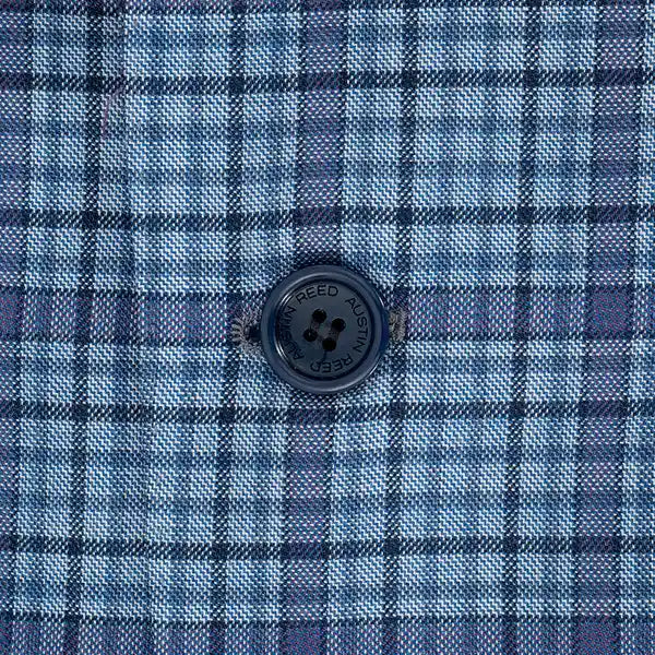 Saco Cuadros Classic Fit Austin Reed SA00487