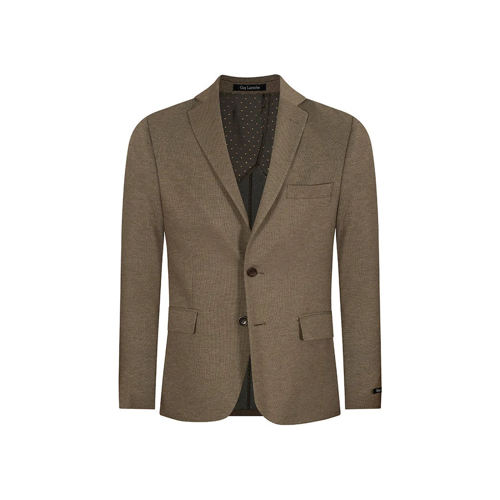 Saco Classic Fit Guy Laroche SA00471 - Habano Claro - Frente ghost mannequin