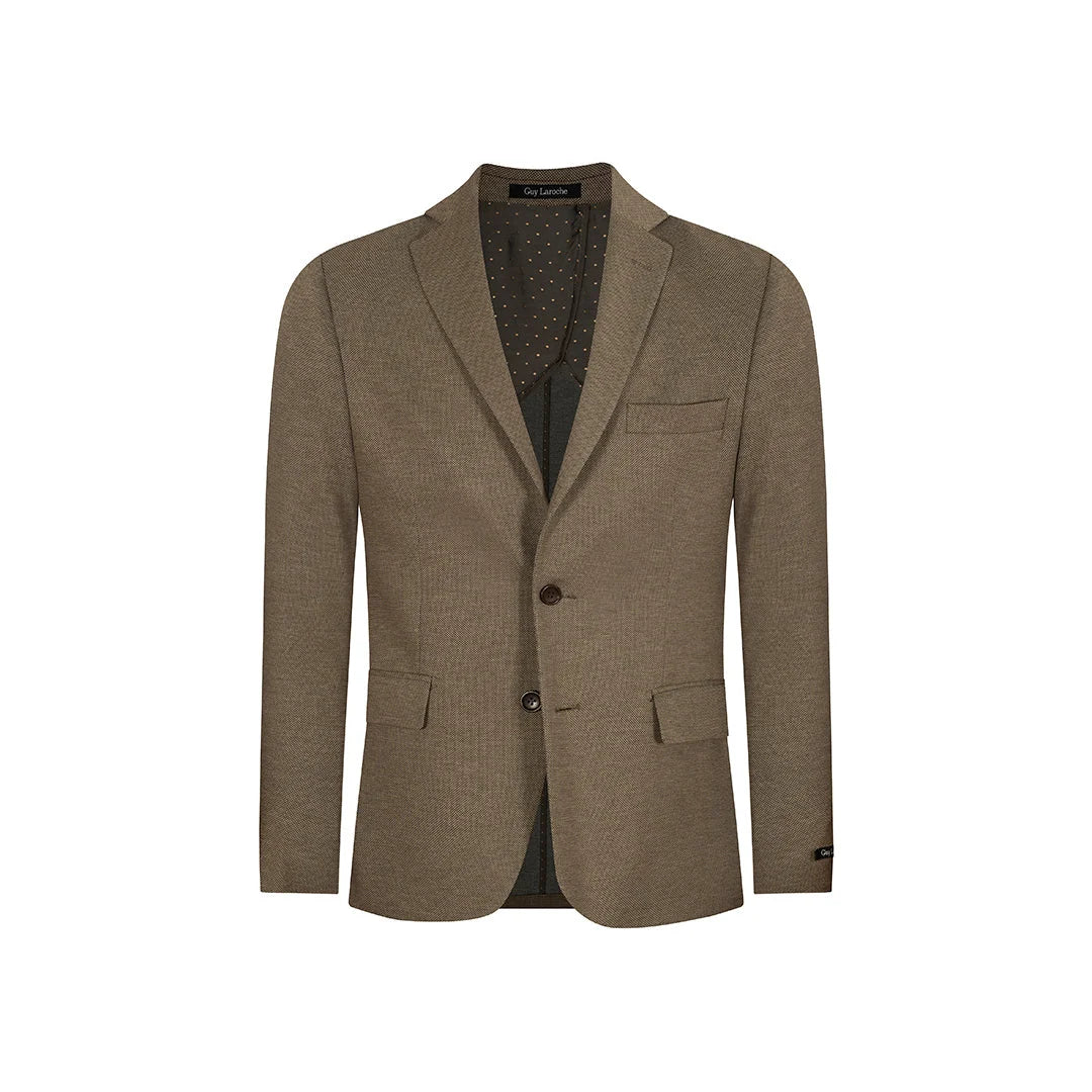 Saco Classic Fit Guy Laroche SA00471 - Habano Claro - Frente ghost mannequin