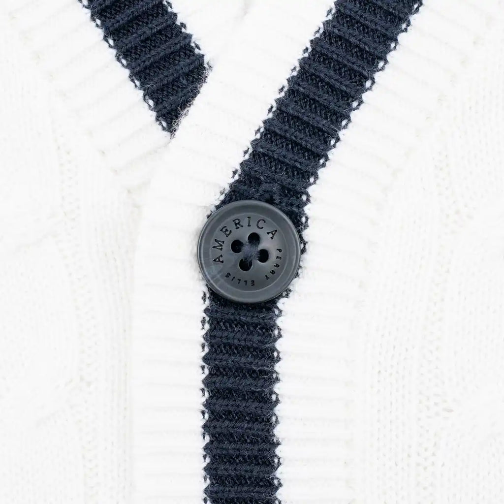 Sweater Perry Ellis Abierto SW00110 - Azul Oscuro - portrait