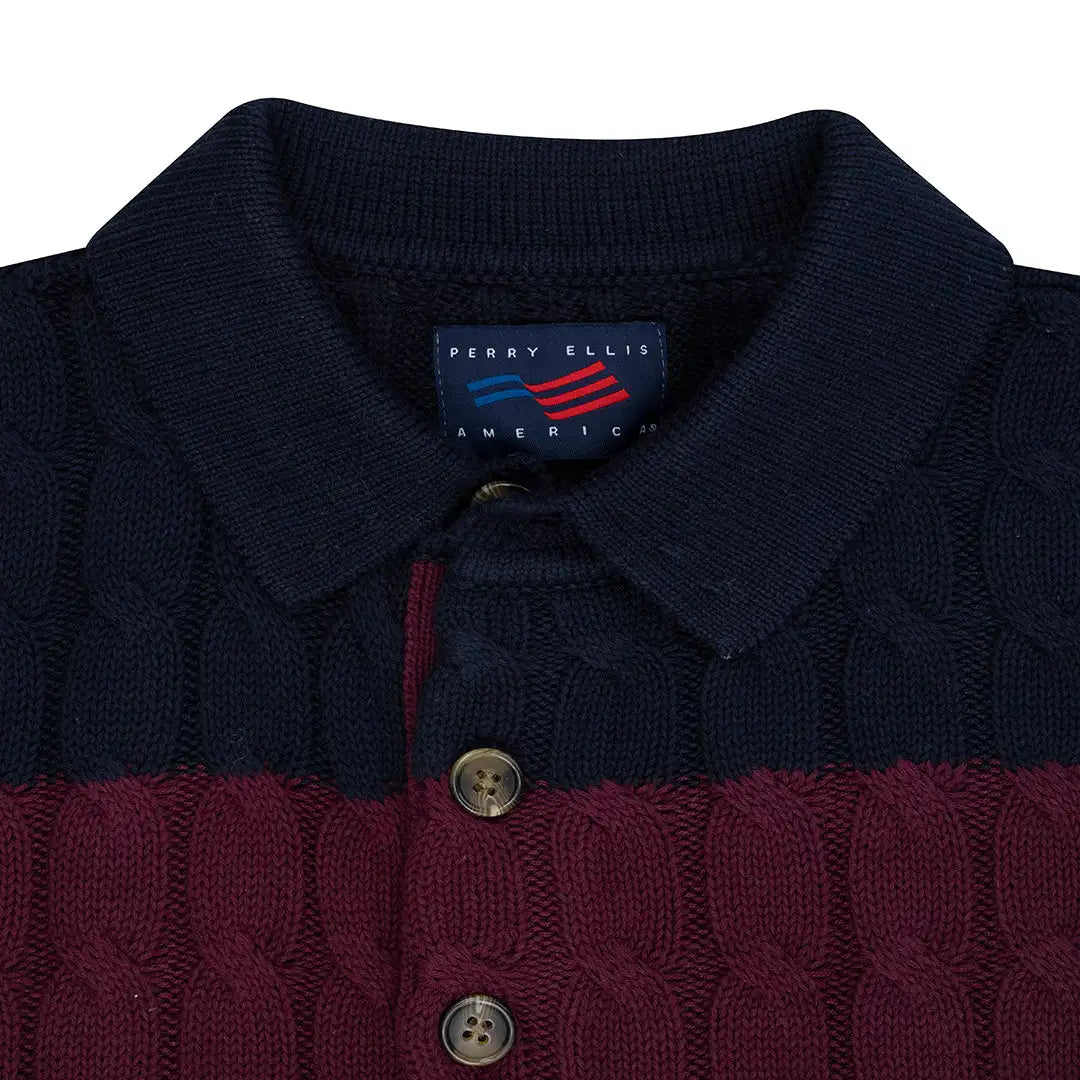 Sweater Perry Ellis Polo Vinotinto SW00132 Imagen principal del producto