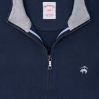 Sweater Algodón 100% Brooks Brothers SW00125 - Azul Oscuro - Detalle zipper