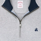 Sweater Algodón 100% Brooks Brothers SW00125 - gris-4 - Detalle zipper