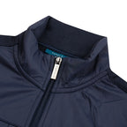 Chaleco Perry Ellis SW00094 - Azul Oscuro - Detalle cuello
