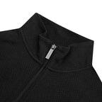 Sweater Perry Ellis Half Zip SW00095 - Negro - detalle