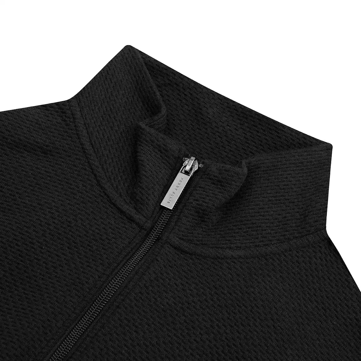 Sweater Perry Ellis Half Zip SW00095 - Negro - detalle