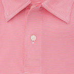 Camiseta Polo mini rayas Brooks Brothers CM00157 - Rosa - Detalle cuello