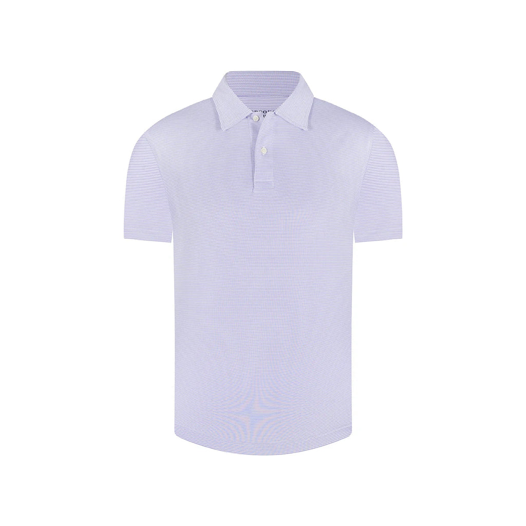 Camiseta Polo mini rayas Brooks Brothers CM00157 - Lila - Frente ghost mannequin