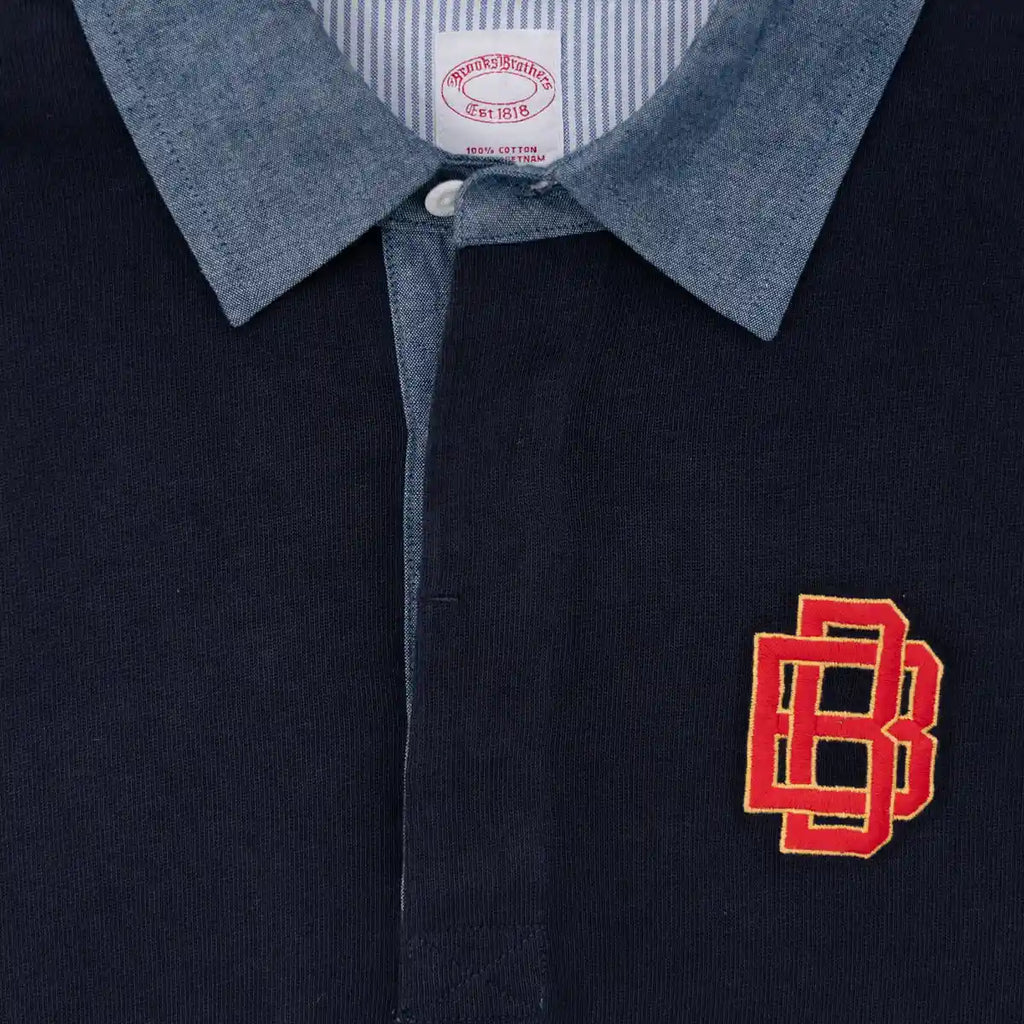 Camiseta Polo Rayas Cuello En Contraste Brooks Brothers CM00156