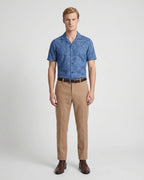 Camisa Sport Azul Classic Fit Perry Ellis CS00880C - Azul - Modelo cuerpo completo
