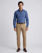 Camisa Sport Austin Reed CS00919 - Azul Oscuro - Modelo cuerpo completo