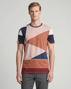 T-Shirt Perry Ellis TS00016 - Multicolor - Modelo plano americano lookbook