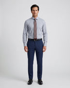 Camisa Formal Spread Collar Perry Ellis CC00994 - Gris Oscuro - Modelo cuerpo completo