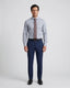 Camisa Formal Spread Collar Perry Ellis CC00994 - Gris Oscuro - Modelo cuerpo completo