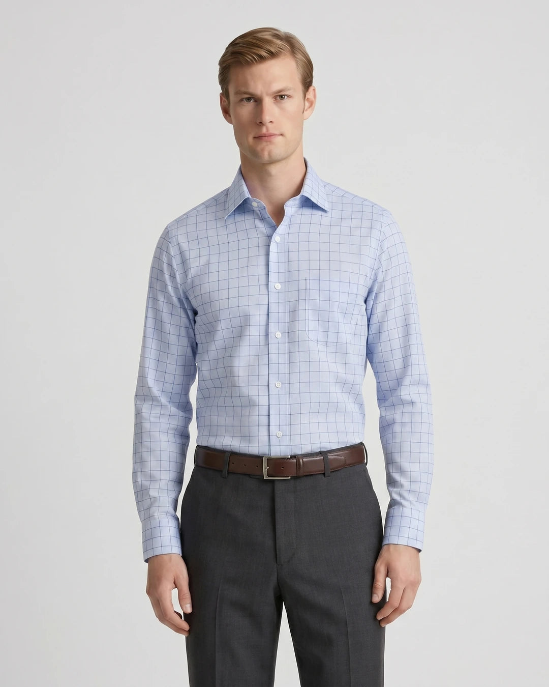 Camisa Formal Classic Fit  Cuadros Spread Collar Brooks Brothers CC01073 Imagen secundaria del producto