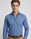 Camisa Sport Azul Oscuro Classic Fit Perry Ellis CS00945 - Azul Oscuro - Modelo plano americano lookbook