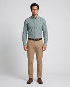 Camisa Sport Guy Laroche CS00681G - Verde Medio - Modelo cuerpo completo