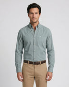 Camisa Sport Guy Laroche CS00681G - Verde Medio - Modelo plano americano lookbook