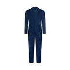 Vestido Slim Fit Brooks Brothers VE00000C-BB - Azul Medio - Ghost mannequin cuerpo completo