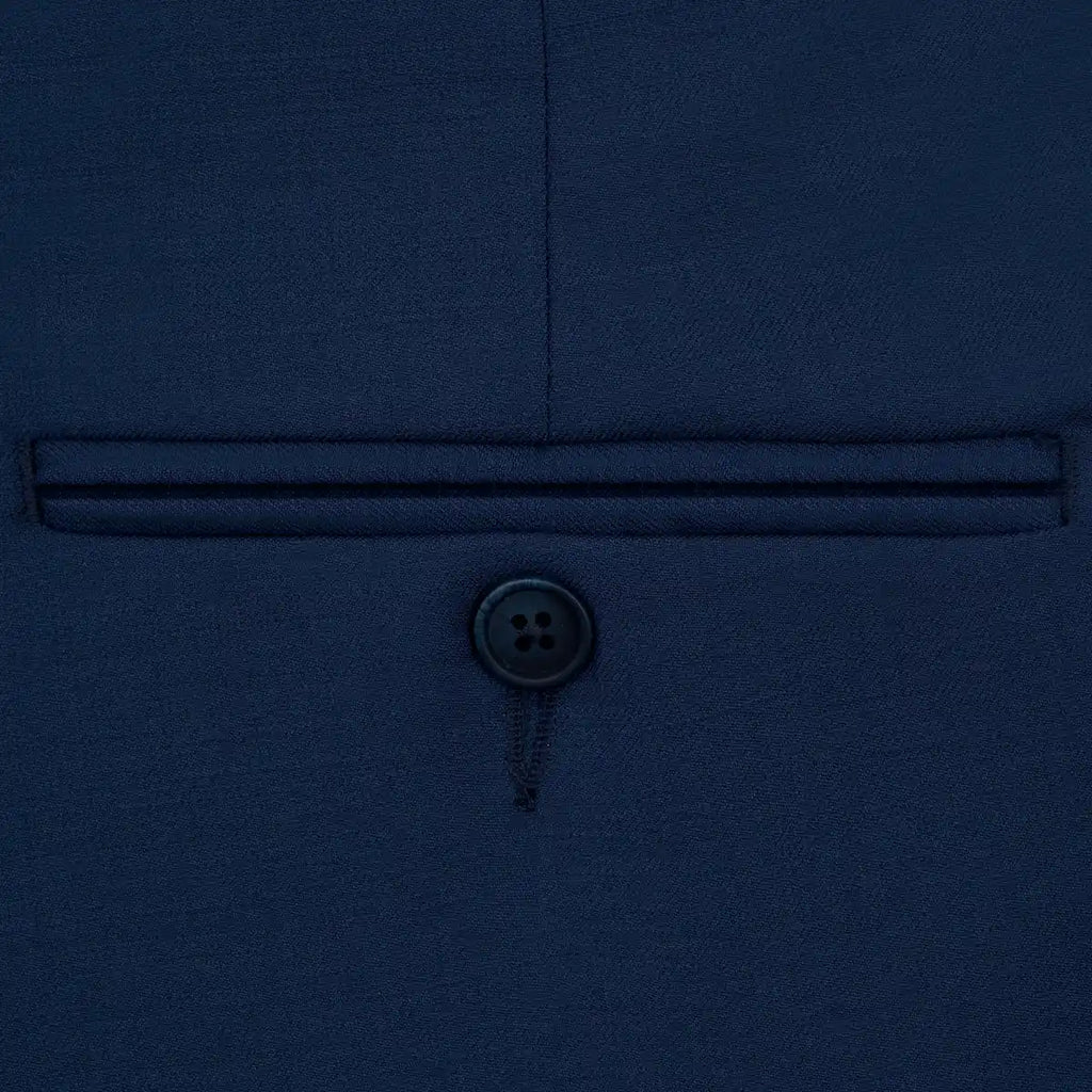 Vestido Slim Fit Brooks Brothers VE00000C-BB - Azul Medio - Detalle bolsillo