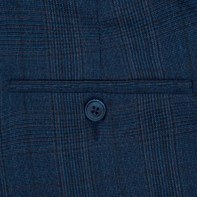 Vestido Classic Fit Brooks Brothers VE04279 - Azul Oscuro - Detalle botón