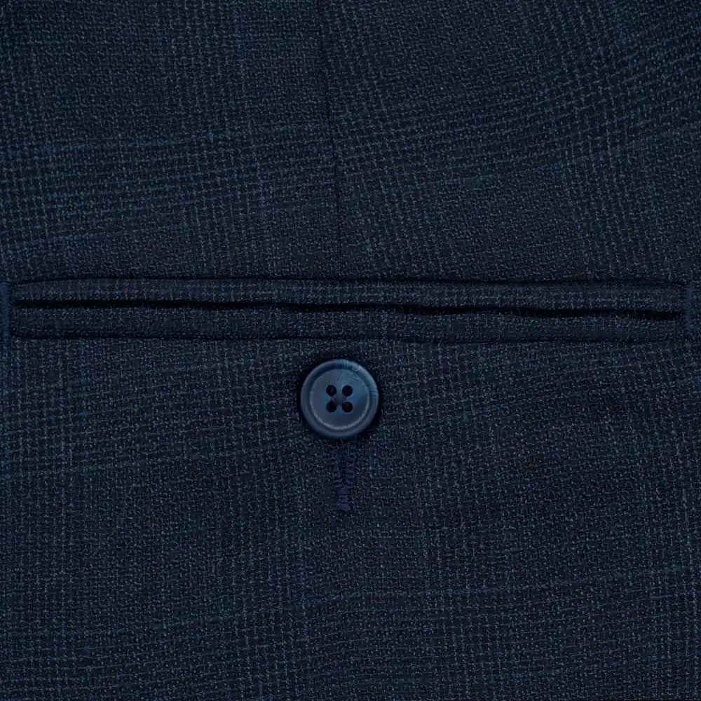 Vestido Classic Fit Azul Oscuro Lana 100% Brooks Brothers VE04280