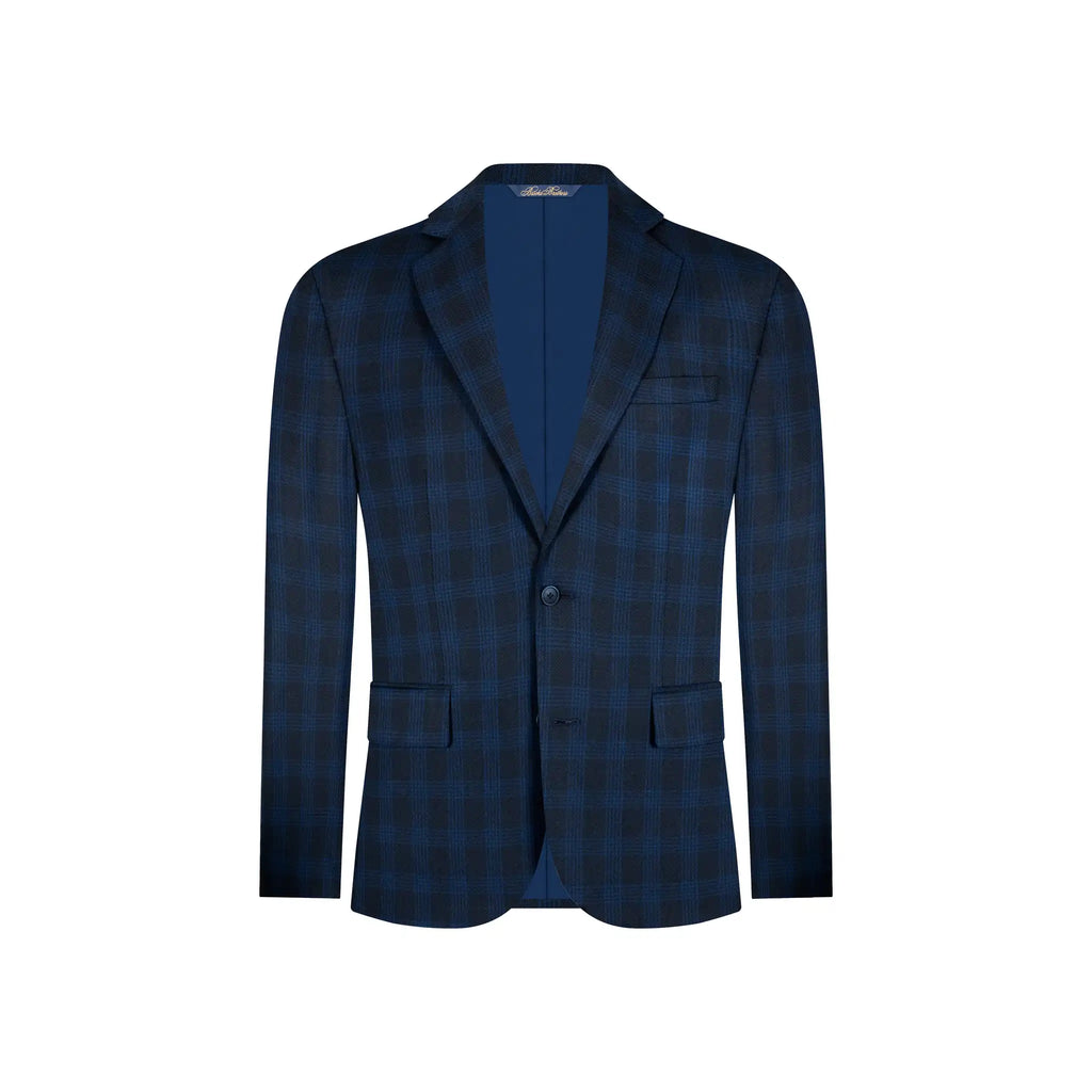 Vestido Classic Fit Azul Oscuro Lana 100% Brooks Brothers VE04284