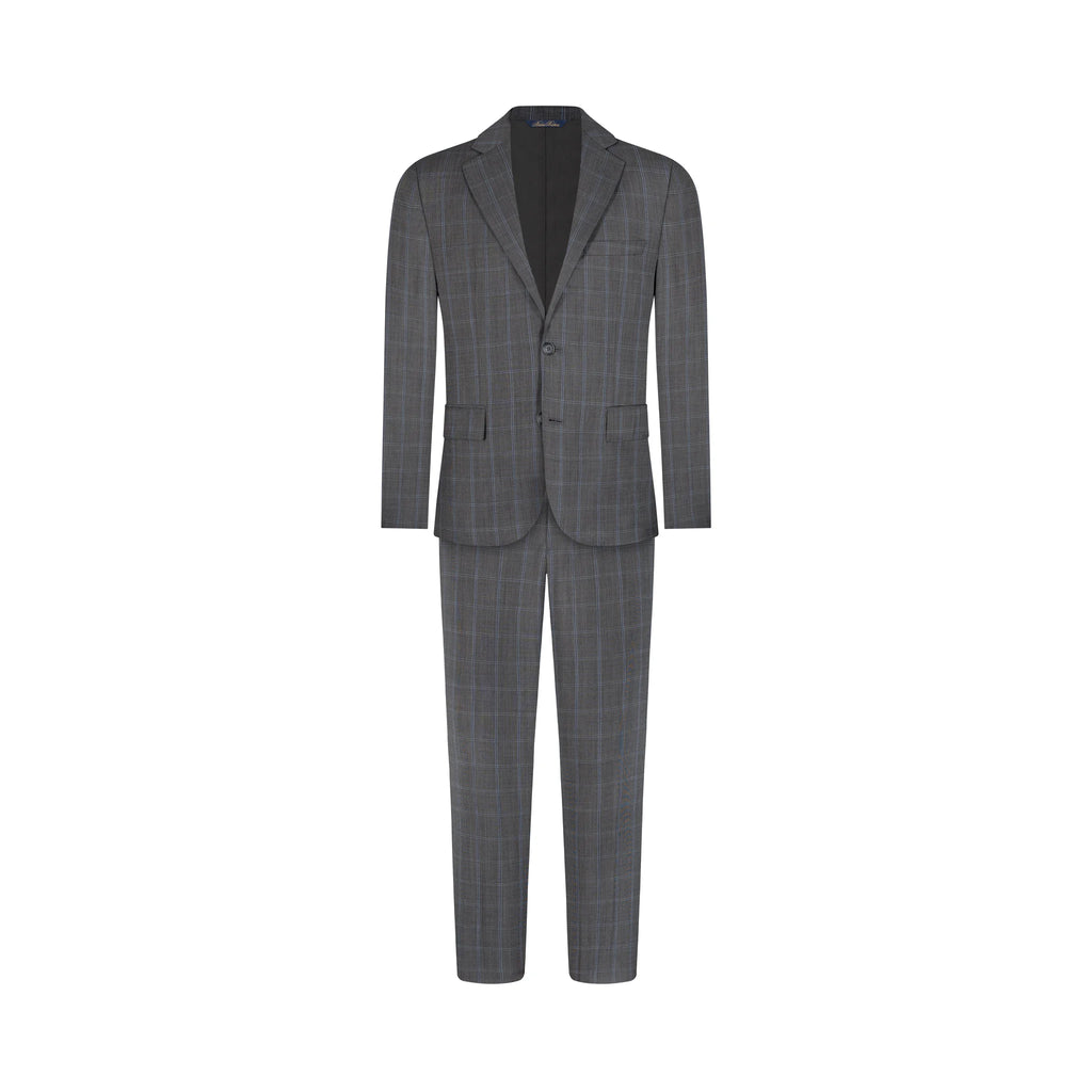 Vestido Classic Fit Gris Claro Lana 100% Brooks Brothers VE04286