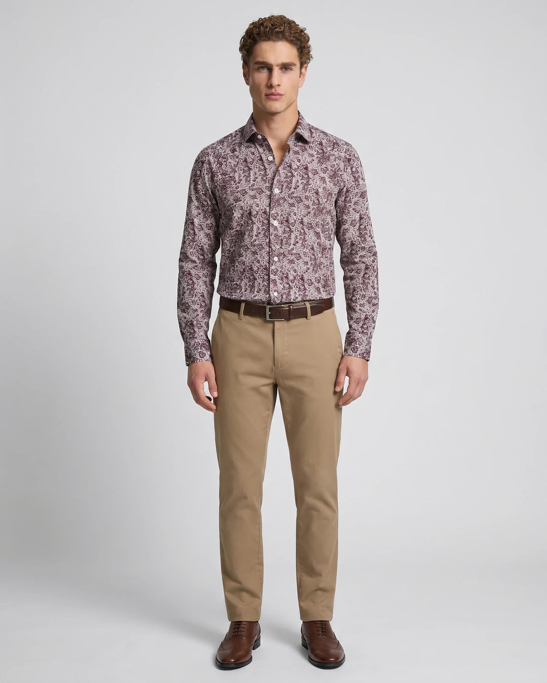 Camisa Sport Azul Classic Fit Perry Ellis CS00908 Imagen secundaria del producto