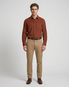 Camisa Sport Pana Perry Ellis CS00913 - Vinotinto - Modelo cuerpo completo