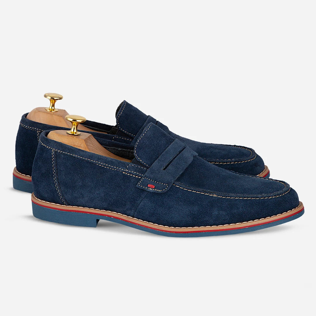Zapato Loafer Casual Austin Reed ZA00102 - Azul Oscuro - Swatch