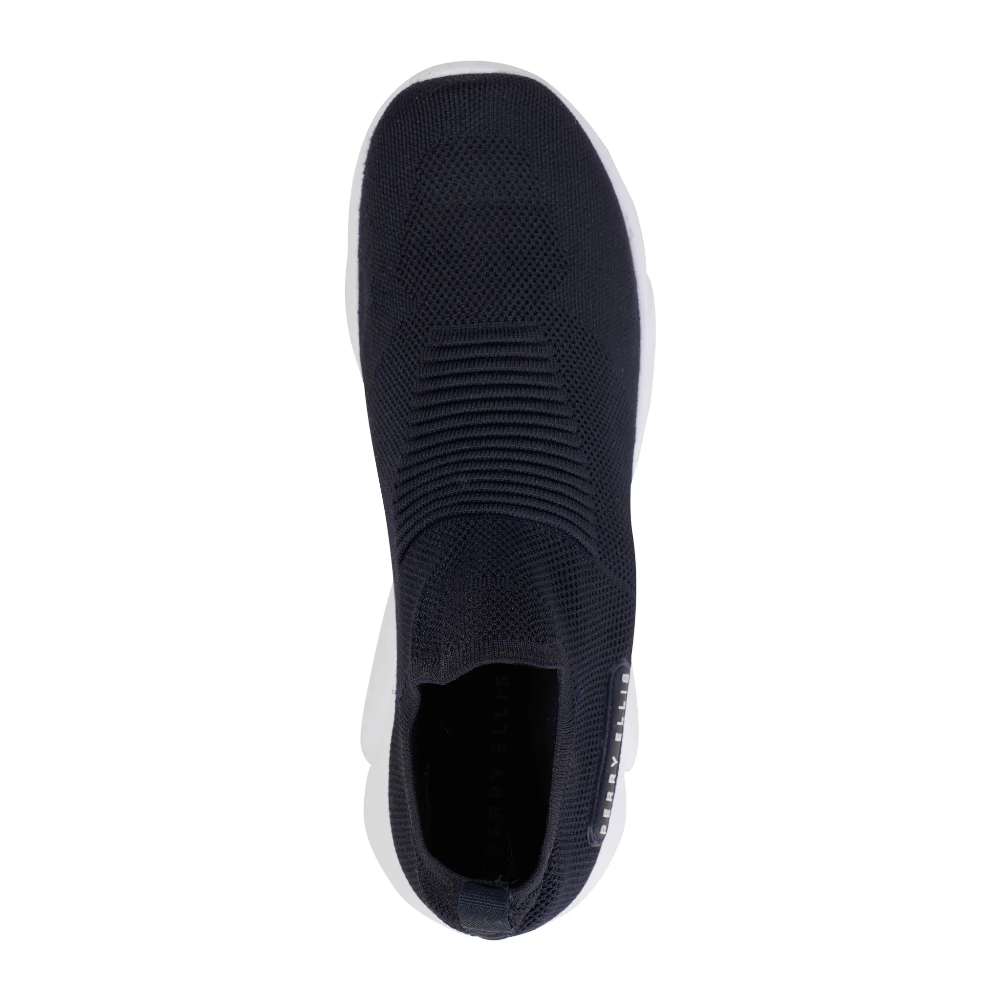 Sneakers Casual Perry Ellis ZS00119 - Azul Oscuro - Detalle logo