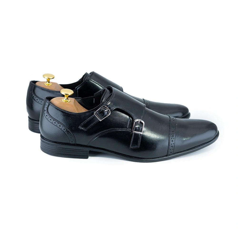 Zapato Formal Monk Strap Perry Ellis ZA00107PE - Negro - Swatch Imagen principal del producto