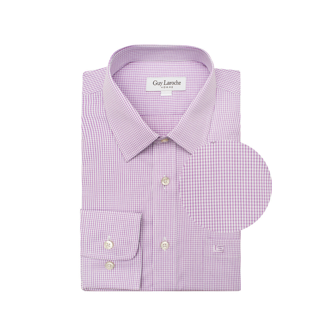 Camisa Formal en color Lila de Guy Laroche CC00963101