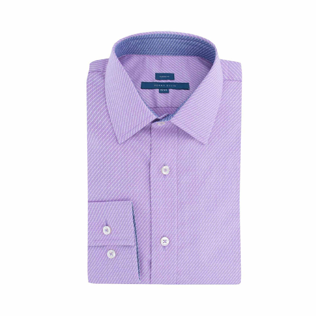 Camisa Formal en color Lila de Perry Ellis CC00998101